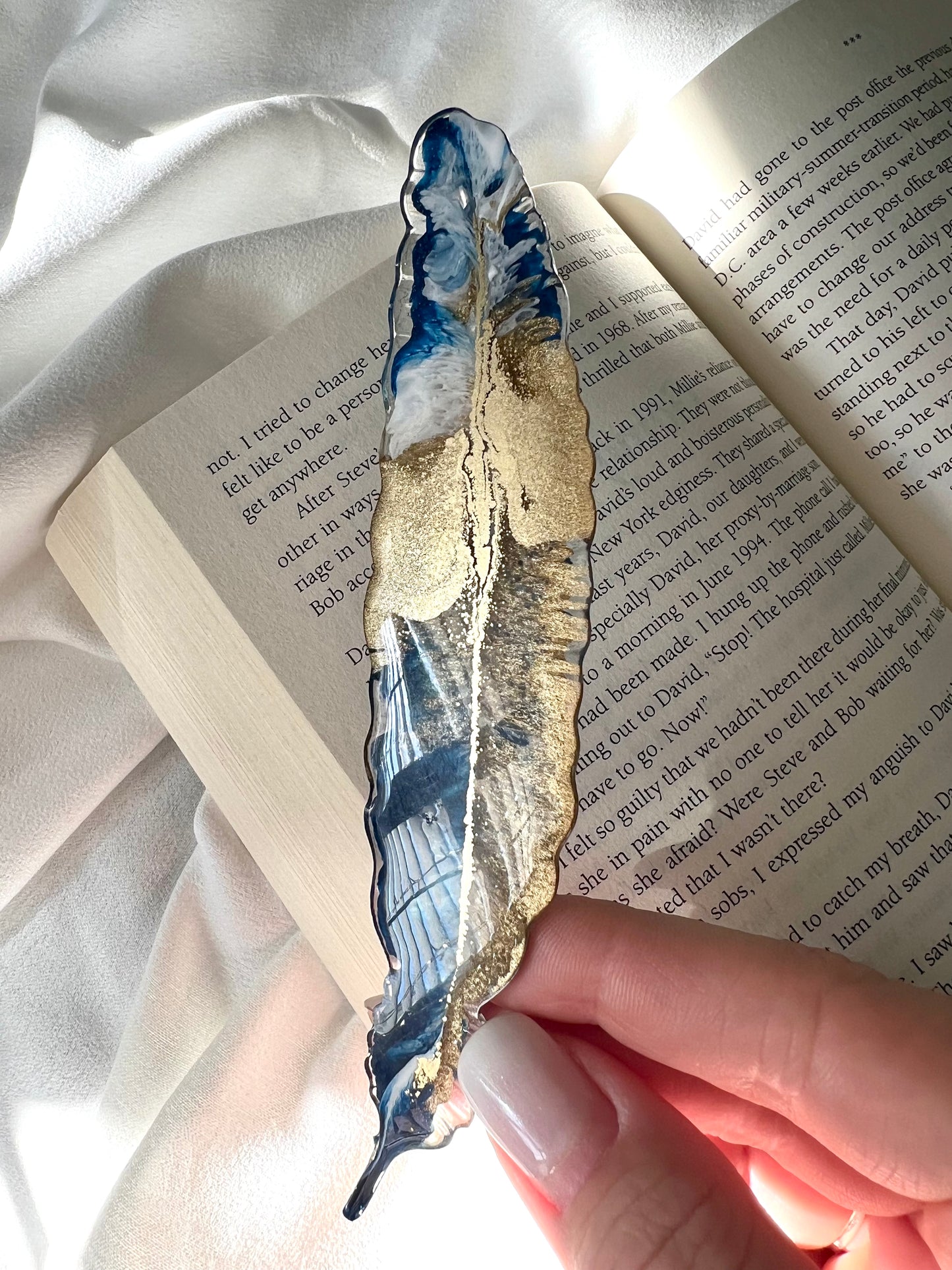 Feather Resin Bookmarks