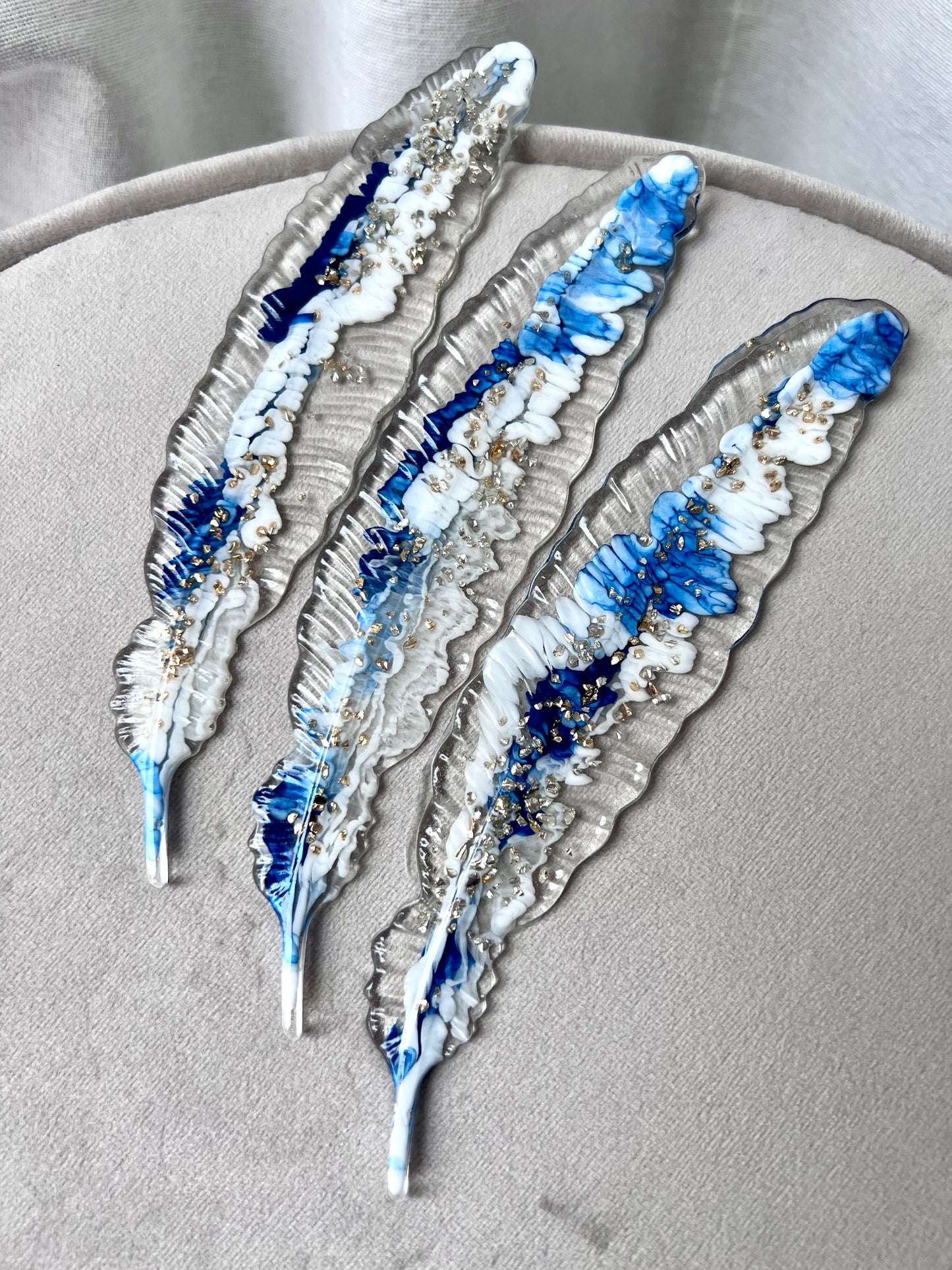 Feather Resin Bookmarks