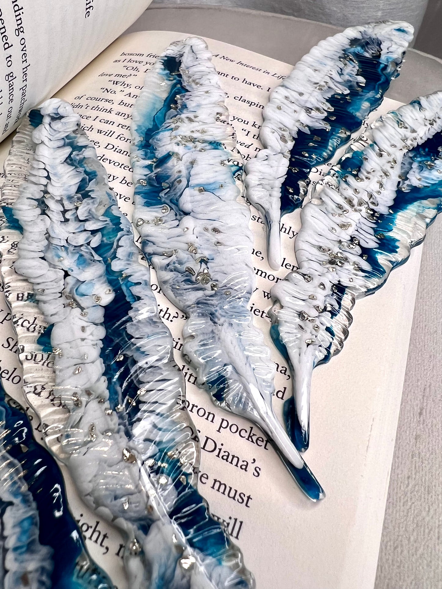 Feather Resin Bookmarks