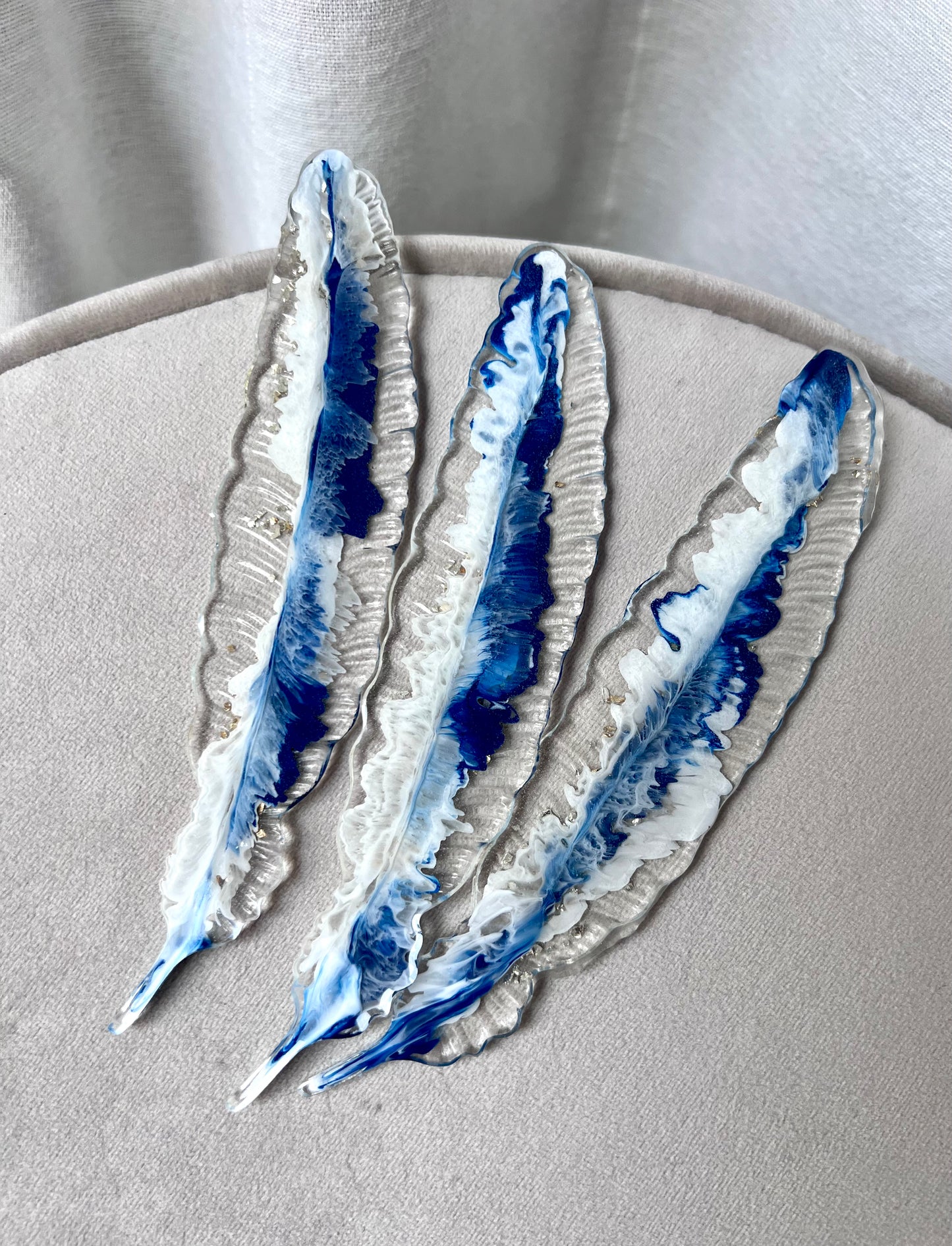 Feather Resin Bookmarks